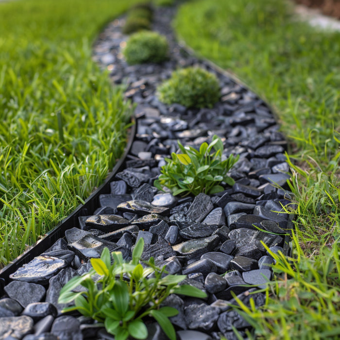 Gravel Garden Edging Solutions Plastic Garden Edging IBRAN
