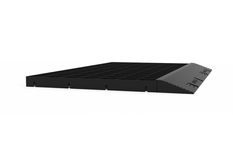 Load image into Gallery viewer, IBRAN-V edge ramp for gravel grids, temporary parking surfacing and installation of gravel grids on concrete