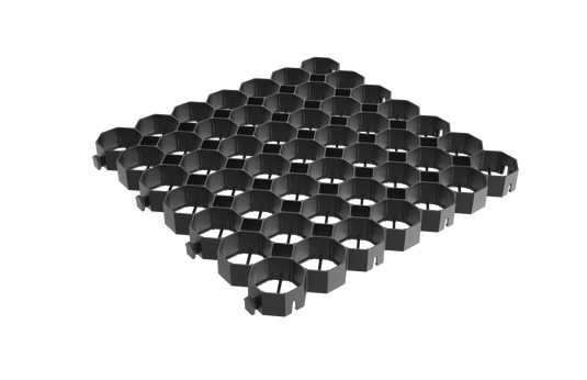 Honeycomb gravel grid design by IBRAN
