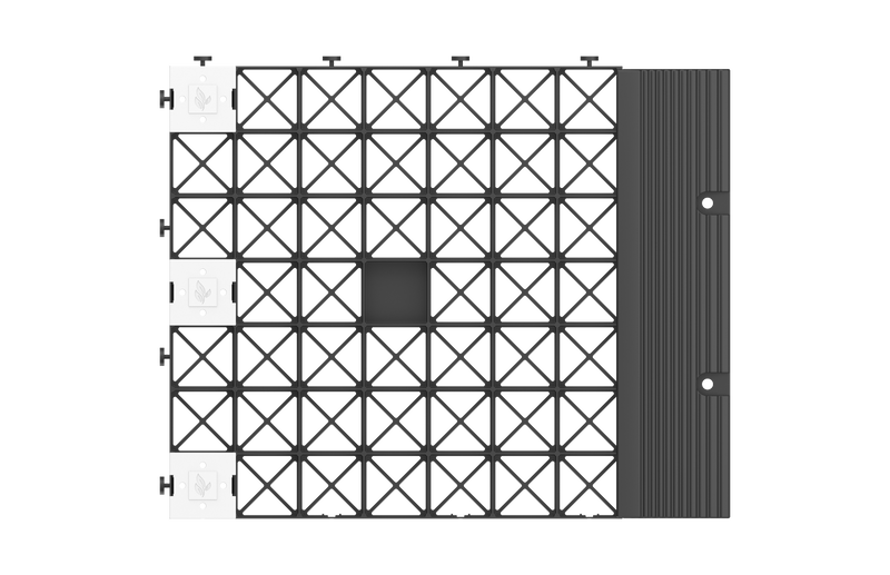 Load image into Gallery viewer, Assembly of IBRAN-B bay markers pushed into IBRAN-X gravel grids, connected to IBRAN-V gravel grid ramps