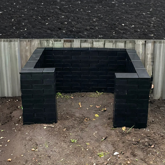 Black PolyBrick Garden Composter