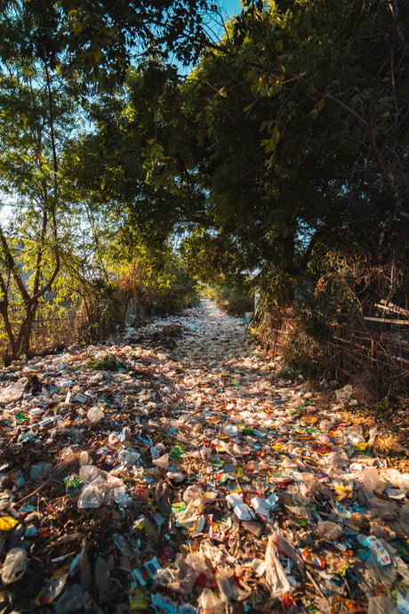 Plastiques : drapeaux de prières tibétains dystopiques ou or blanc ?