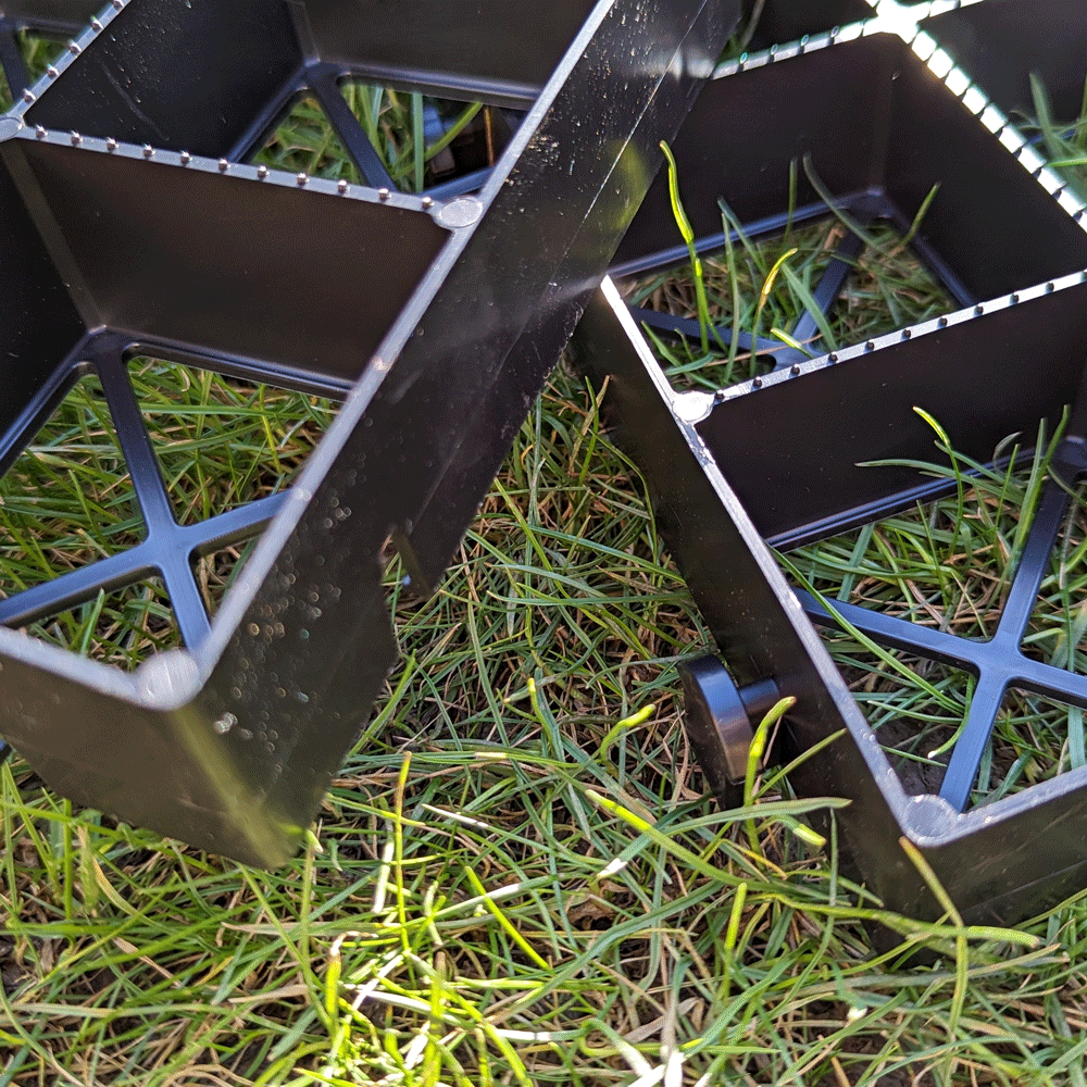 IBRAN-X Gravel Grids are easy to install and connect together quickly