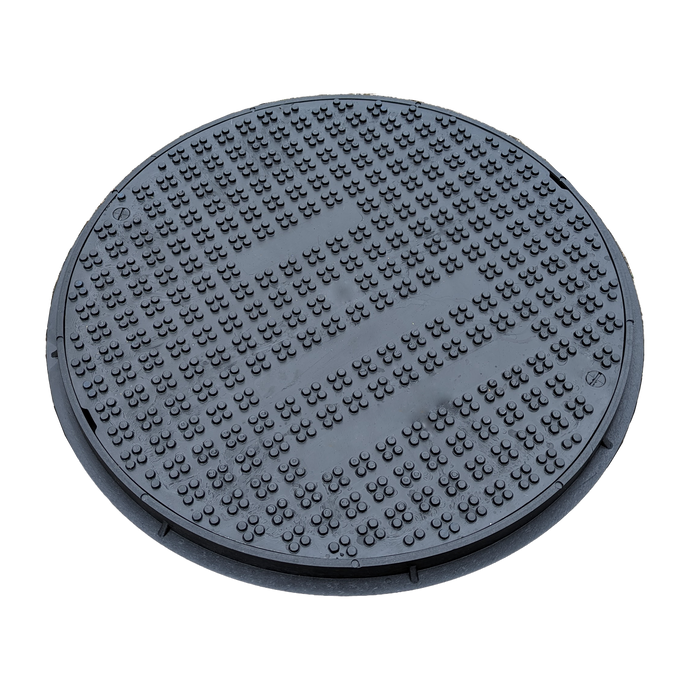 IBRAN-R50 round manhole cover for inspection chambers of 50cm diameter