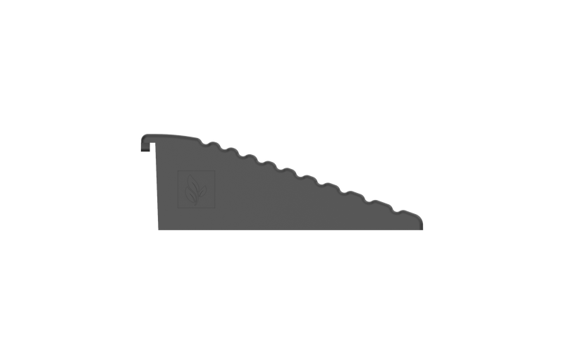 Load image into Gallery viewer, Side view of how IBRAN-V ramps for gravel grids connect
