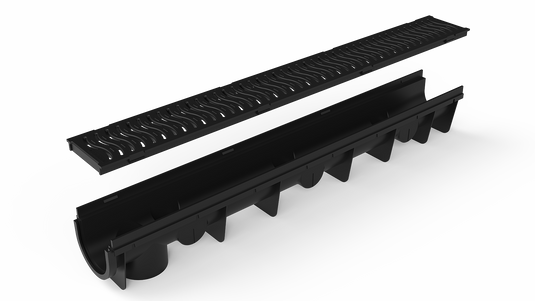 Boltless drain channel grill for easy maintenance
