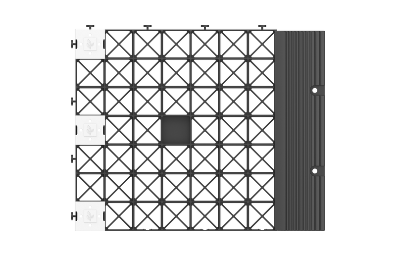 Load image into Gallery viewer, Assembly of IBRAN-B bay markers pushed into IBRAN-X gravel grids, connected to IBRAN-V gravel grid ramps
