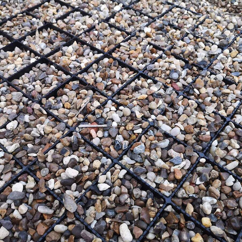 Cargue la imagen en el visor de la galería, ground reinforcement mat with gravel driveway surface
